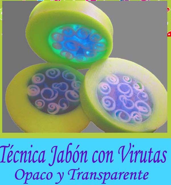Como hacer jabon de Virutas opaco y transparente