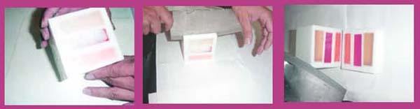 Hacer jabon tricolor Opaco Paso 4 Hacer jabon tricolor Opaco Paso 4