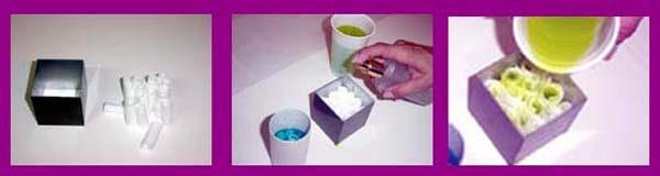Paso 1 Hacer jabon cuadrado de virutas Paso 1 Hacer jabon cuadrado de virutas