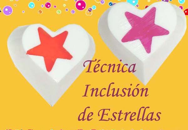 hacer jabon con inclusion de estrellas