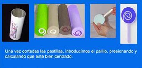 Hacer jabon de piruleta Hacer jabon de piruleta