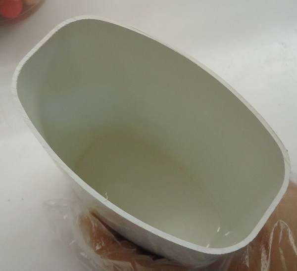 Así queda sellado el molde tubular. Así queda sellado el molde tubular.