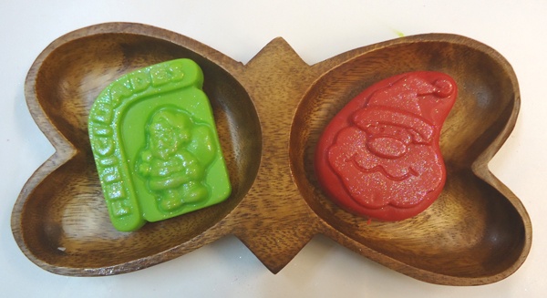 Hacer pastillas de jabon navideña Hacer pastillas de jabon navideña