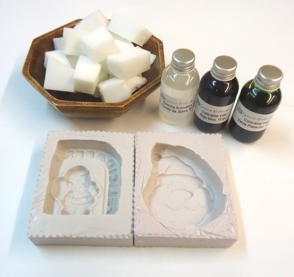 Materiales para hacer pastillas de jabon navidad Materiales para hacer pastillas de jabon navidad