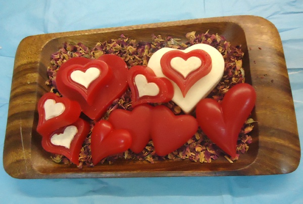 Hacer jabones de Boda San Valentin