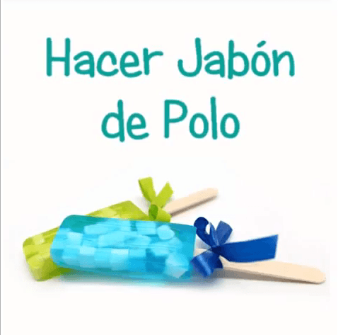 Cómo hacer un jabón de glicerina con forma de polo