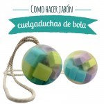 Hacer jabón cuelgaduchas de bola
