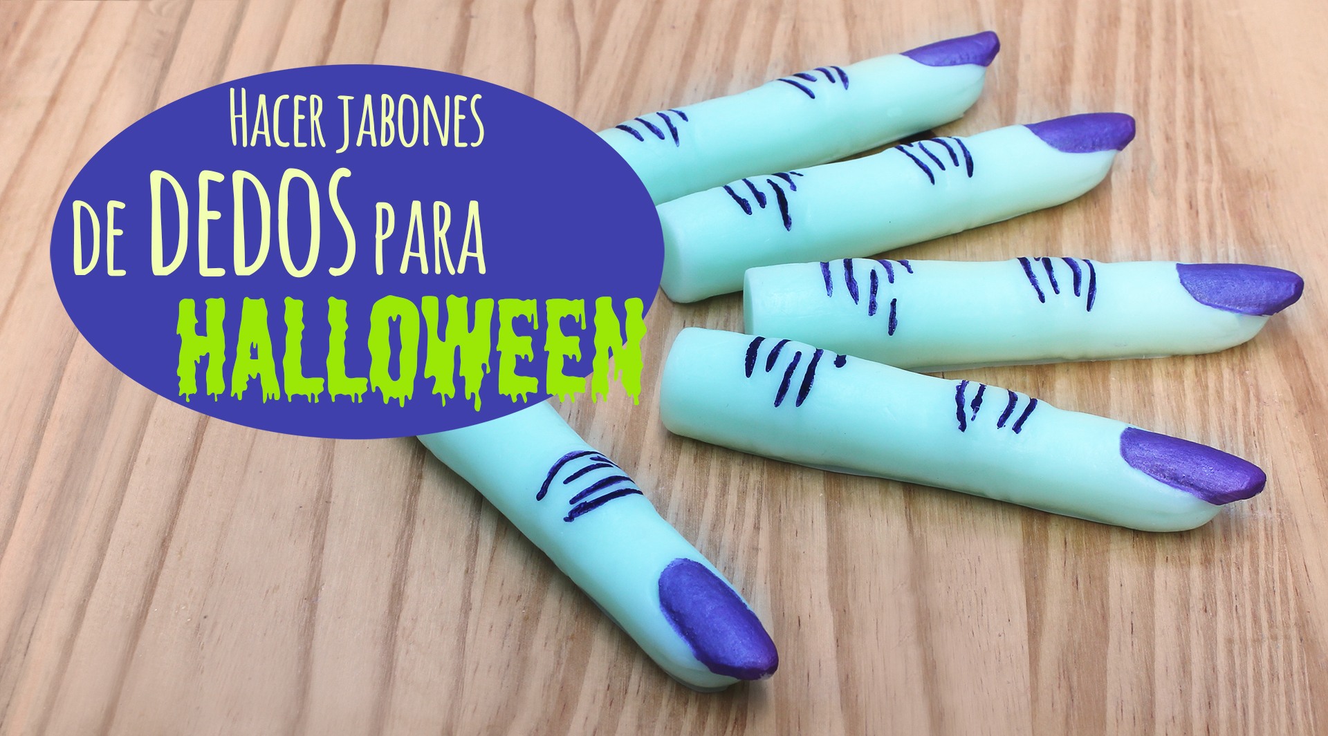 Hacer Jabones de dedos para halloween