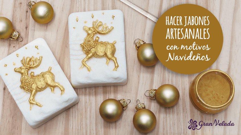 Cómo hacer jabones artesanales con motivos navideños