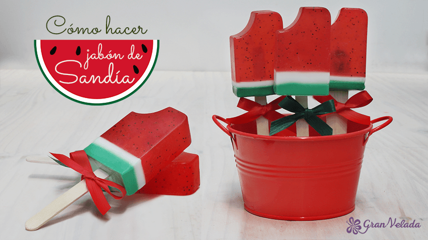 Cómo hacer jabón de sandía