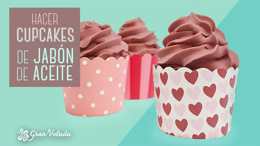 Hacer cupcakes de jabon