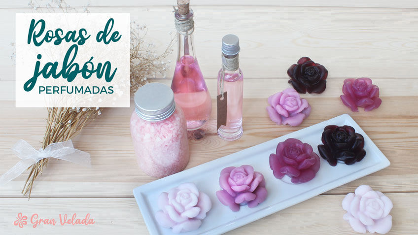 rosas de jabon perfumadas