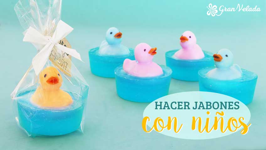 Hacer jabones con niños