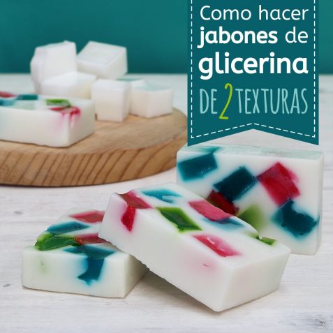 Hacer jabones de dos texturas