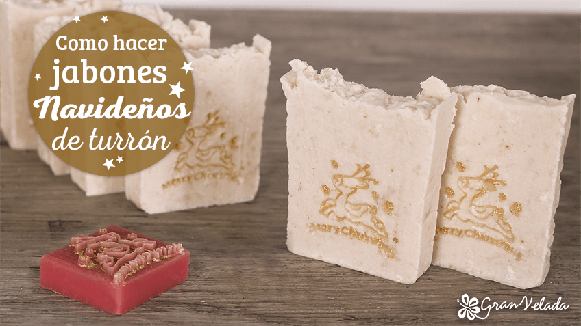 como hacer jabones navidenos de turron