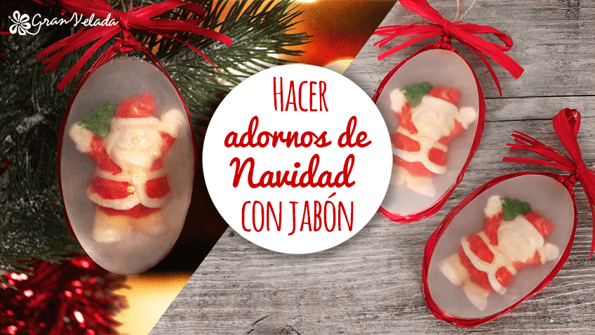 hacer adornos de navidad con jabon