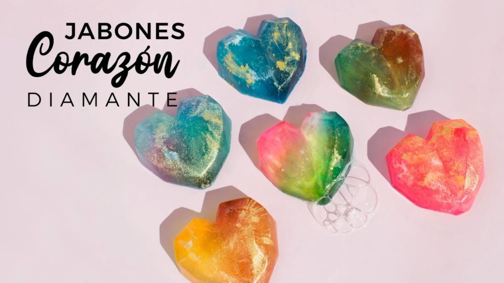 jabones de corazon