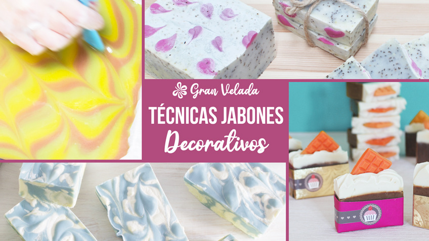 Tecnicas jabones decorativos: aprende facilmente con estos tutoriales