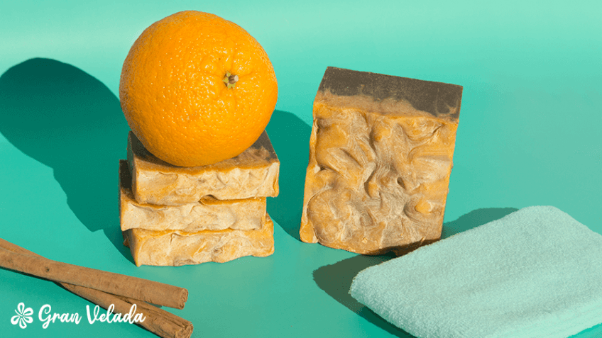 Hacer jabón de naranja y canela