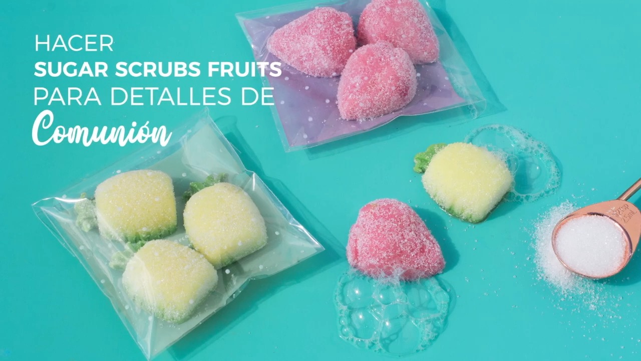 sugar scrubs fruits
