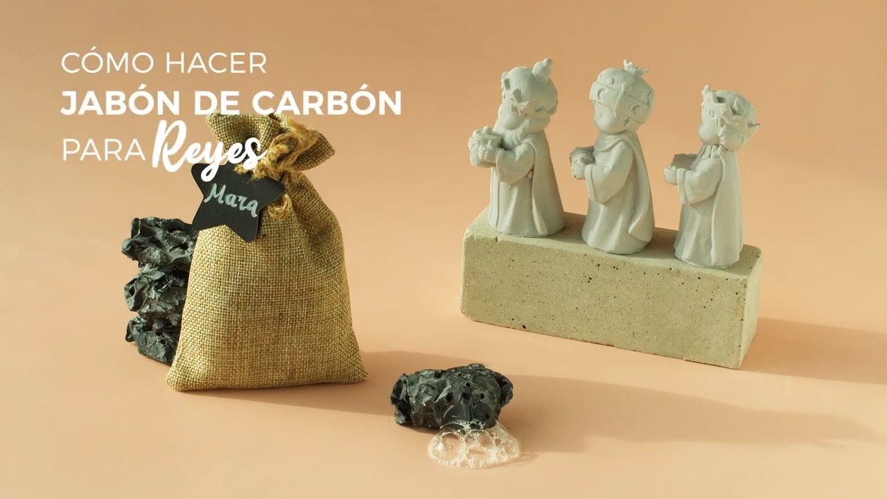como hacer jabon carbon reyes
