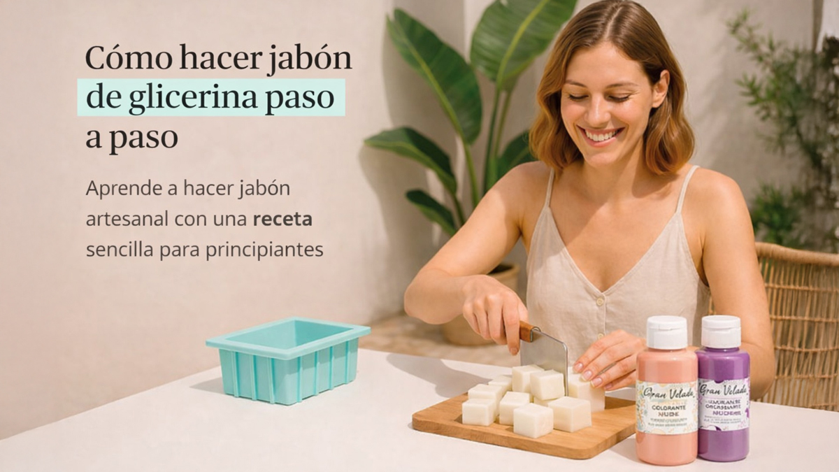 cómo hacer jabones de glicerina paso a paso